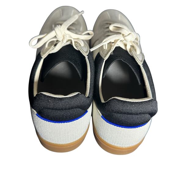 Rothy’s Men’s Sneakers Size 13 White Black Knit Gum Sole Sustainable RS01